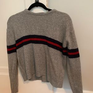brandy melville grey sweater!!